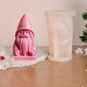 Santa Claus Aromatherapy Candle DIY Silicone Mold, Style: A ZL-79
