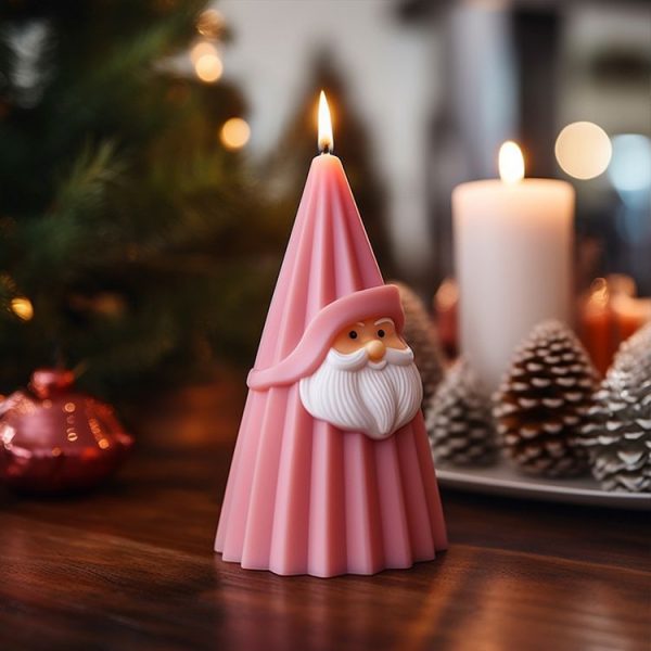 Santa Claus Aromatherapy Candle DIY Silicone Mold, Style: A ZL-79 - Image 3