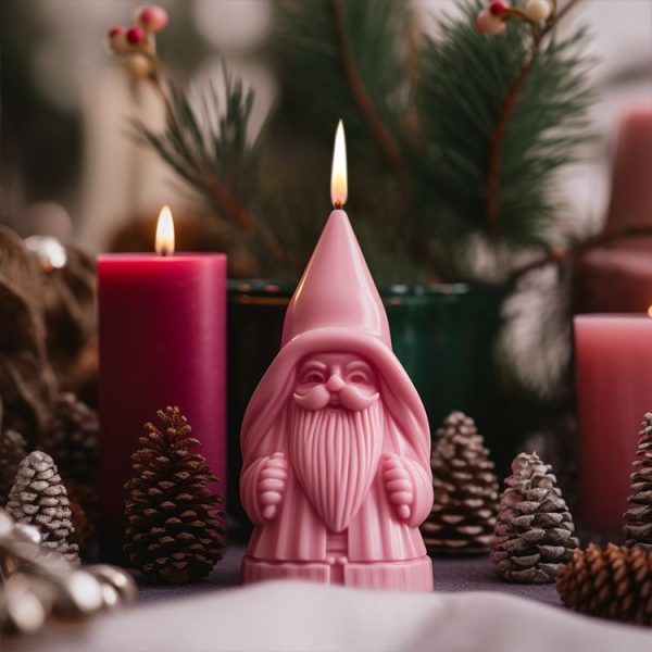 Santa Claus Aromatherapy Candle DIY Silicone Mold, Style: A ZL-79 - Image 4