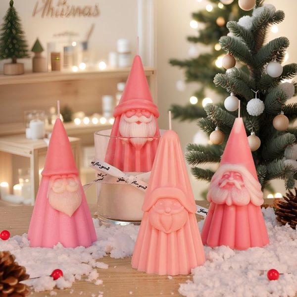 Santa Claus Aromatherapy Candle DIY Silicone Mold, Style: A ZL-79 - Image 6
