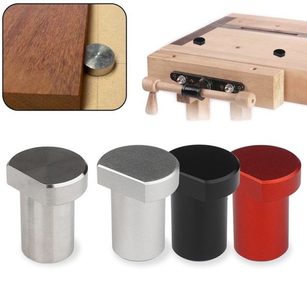 Dowel Table Clamp Quick Release Woodworking Table Limit Blocks, Style: 20mm Stainless Steel - Image 2
