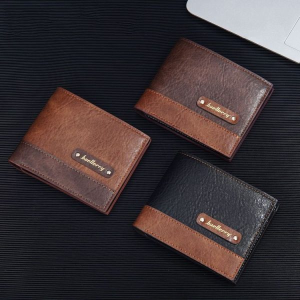 Baellerry DR112 RFID Anti-theft Splicing Horizontal Thin Zipper Wallet Card Holder (Black) - Image 9