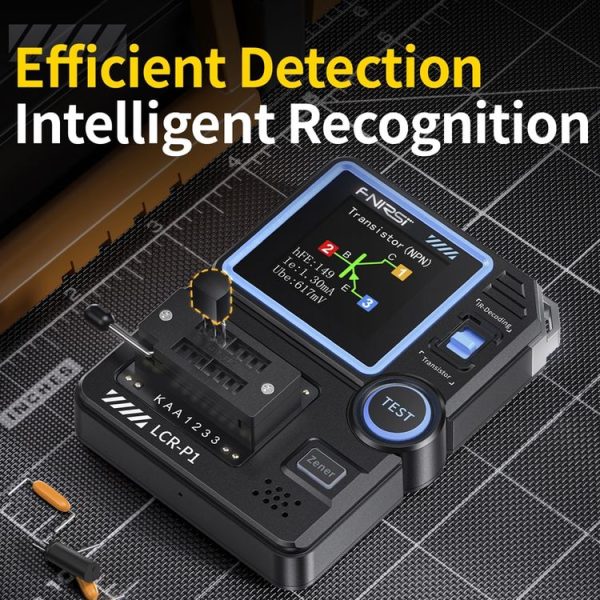 FNIRSI LCR-P1 Transistor Tester Multifunctional Electronic Component Inspection Tool (Black) - Image 4