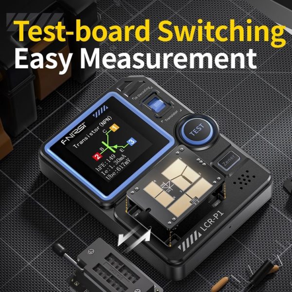 FNIRSI LCR-P1 Transistor Tester Multifunctional Electronic Component Inspection Tool (Black) - Image 6