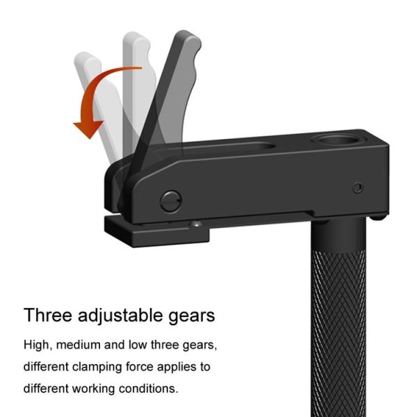 19mm Hole Ganwei Woodworking Desktop Quick Acting Hold Down Clamp Desktop Fast Fixed Clip (85mm Handle) - Image 5