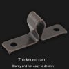 5pcs Antique Old- Style Short Foot Door Clip Buckle Household Closet Cabinet Door Catches, Style: With Screw (Red) - Image 4