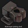 5pcs Antique Old- Style Short Foot Door Clip Buckle Household Closet Cabinet Door Catches, Style: With Screw (Red) - Image 6