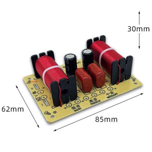 High Medium And Low 3-Way Audio Crossover Home Cinema Speaker Divider, Style: 305A Model - Image 3