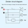 PUV-W3 High Medium And Low 3-Way Audio Crossover Home Cinema Speaker Divider, Style: A Model - Image 10