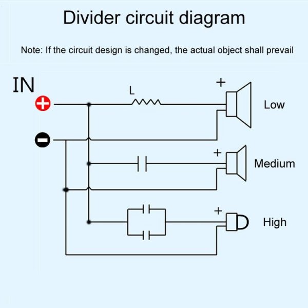 PUV-W3 High Medium And Low 3-Way Audio Crossover Home Cinema Speaker Divider, Style: A Model - Image 10