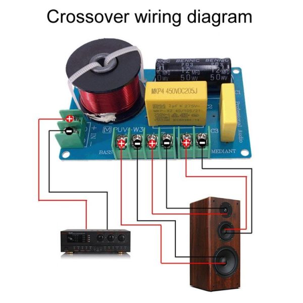 PUV-W3 High Medium And Low 3-Way Audio Crossover Home Cinema Speaker Divider, Style: A Model - Image 9