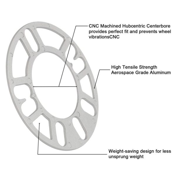 3mm Widen Wheel Hub Gasket For Car ET Modification - Image 5