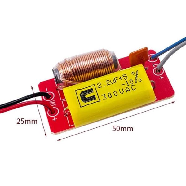 WEAH-T-5 Car Modification Tweeter Crossover Hi-Fi Audio Divider, Style: A Model 2.2UF - Image 2