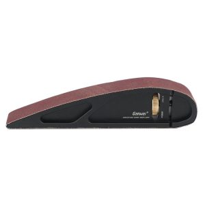 Ganwei Sandpaper Holder Adjustable Manual Curve Grinding Polishing Belt Sander Sandboard Woodworking Tool With 1pc 320 Grit Sanding Belt