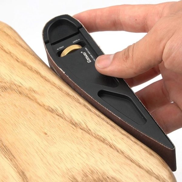 Ganwei Sandpaper Holder Adjustable Manual Curve Grinding Polishing Belt Sander Sandboard Woodworking Tool With 1pc 320 Grit Sanding Belt - Image 8