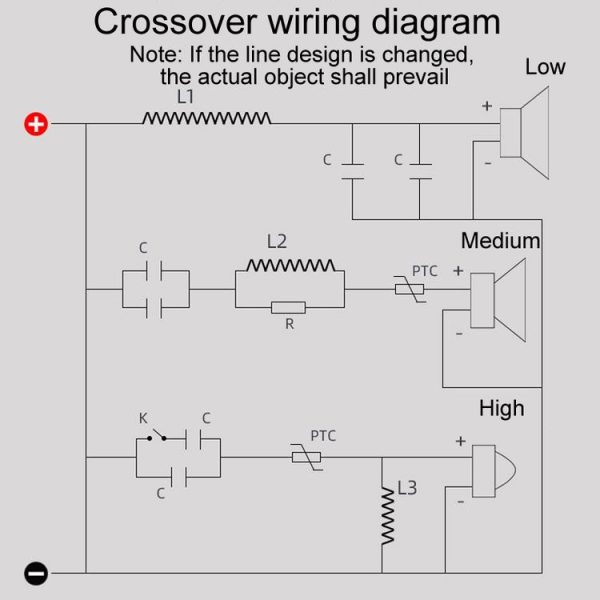 CW-3003 High Medium And Low 3-Way Audio Crossover Home Cinema Speaker Divider - Image 7