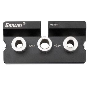 Ganwei MG0-001-0020 3 In 1 Punch Locator Woodworking Positioning Fixture Drilling Wood Doweling Jig