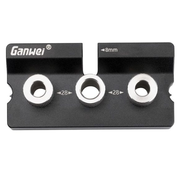Ganwei MG0-001-0020 3 In 1 Punch Locator Woodworking Positioning Fixture Drilling Wood Doweling Jig
