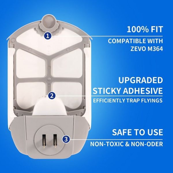 ZEVO M364 / M364 MAX Insect Trap Mosquito Killer Refill 4pcs / Box - Image 3
