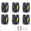 RV Yacht Manual Reset Ignition Protection Fuse Switch With Terminal Accessories, Current: 50A - Image 2