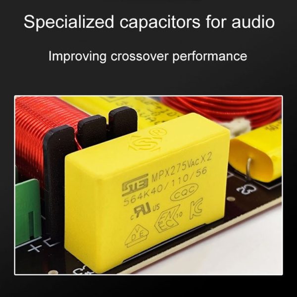 Magenta-2 High And Low 2-Way Audio Crossover Bookshelf Speaker Conversion Divider (B Model 3uF Capacitor) - Image 4