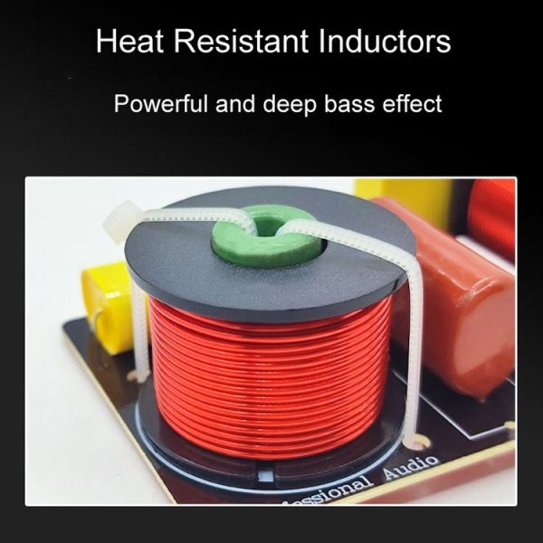 Magenta-2 High And Low 2-Way Audio Crossover Bookshelf Speaker Conversion Divider (B Model 3uF Capacitor) - Image 5