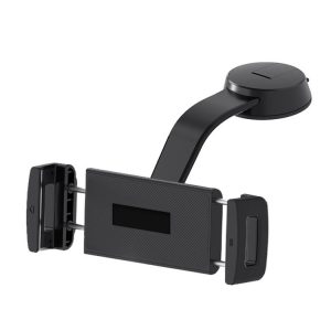 IPad Car Tablet Holder Suction Cup Mount Car Dashboard Cellphone Stand (Black)