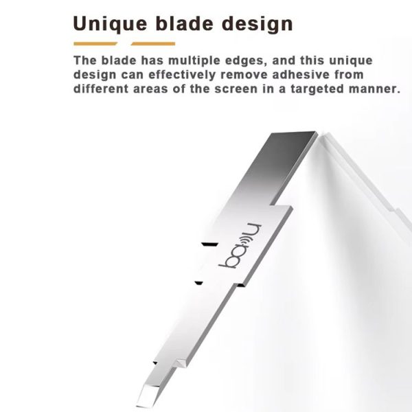 BAKU BA-214 Multi-Function LCD Repair Scraper 0.2mm Thickness Screen CPU Glue Remover Tool - Image 5
