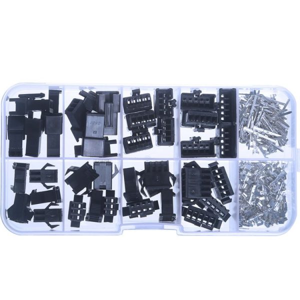 200pcs / Box JST-SM 2.54mm Pitch 2 / 3 / 4 / 5Pin Male / Female Header Connectors Adaptor - Image 2