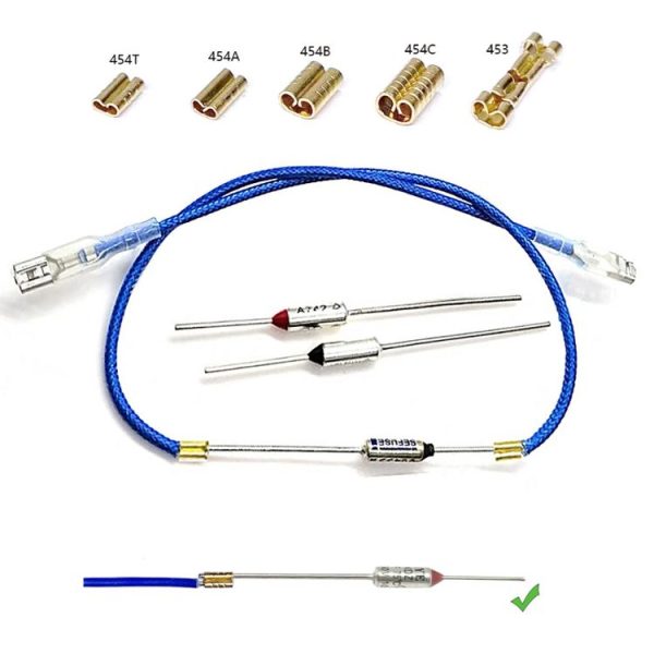 500pcs / Box 5 Specifications Of Gold Brass Quick Crimping Buckle U-Shaped Parallel Terminal Set - Image 4