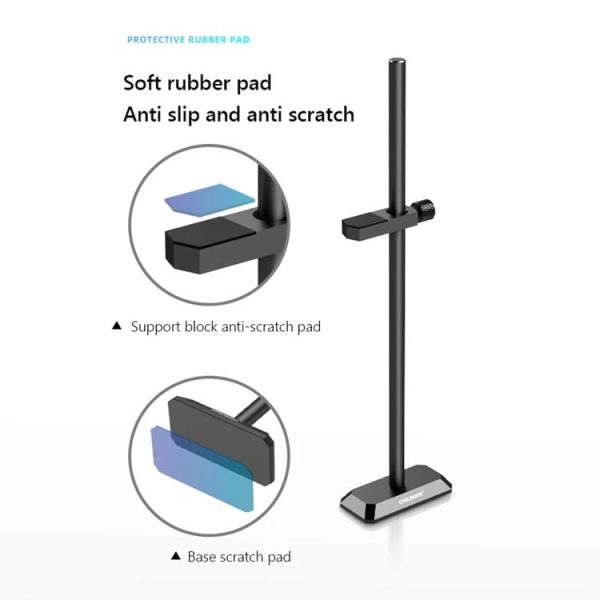 COOLMOON GH195 Desktop Computer Vertical Mounted Graphics Card Protection Shelf Metal Rod Magnetic Support Bracket, Color: Black - Image 5