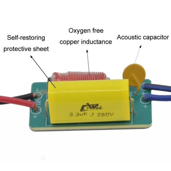 WEAH-T-4 Car Modification Tweeter Crossover Hi-Fi Audio Divider, Style: A Model - Image 4