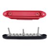 M6 3-post 10-way RV Yacht Short-circuit Proof Base DC Busbar, Color: Red - Image 4