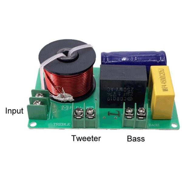 PUV-W2 High And Low 2-Way Audio Crossover Hi-Fi Speaker Conversion Divider - Image 2