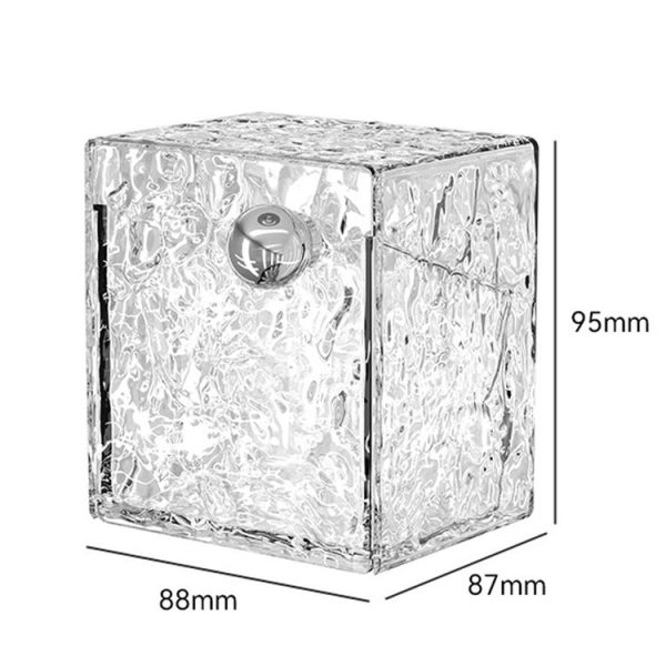 Bathroom No Punch Storage Box Restroom Wall Mounted Cotton Swab Organizer (Transparent Silver) - Image 3