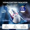 Inphic IN9 Tri-mode Wireless Bluetooth Gaming Office Computer Mouse (White) - Image 3