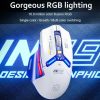 Inphic IN9 Tri-mode Wireless Bluetooth Gaming Office Computer Mouse (White) - Image 4