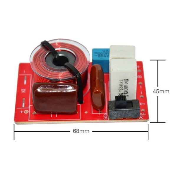 D222A High And Low 2-Way Audio Crossover Home Speaker Conversion Divider - Image 2