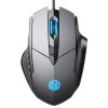 Inphic PW1H Wired Silent Illuminated Computer Gaming 6-Button Mouse (Gray)