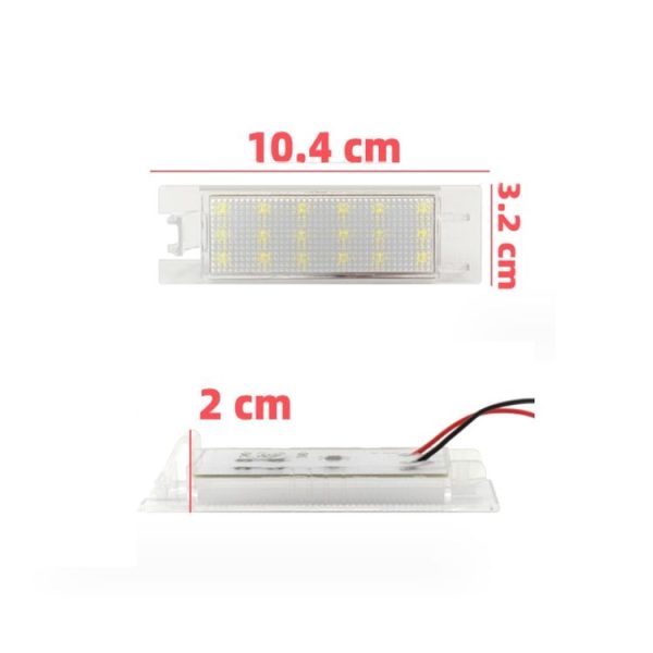 2pcs For Opel ZafiraB / ASTRA / CORSA LED License Plate Light - Image 3
