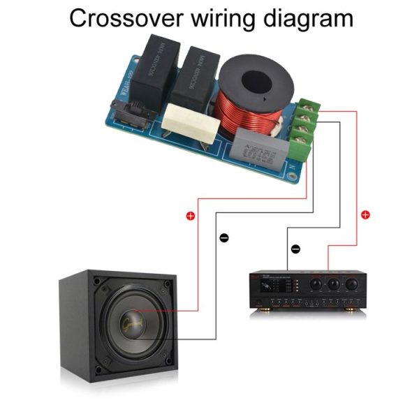 SP-122 120W Single Pure Midrange Crossover Board Hi-Fi Speaker Conversion Divider - Image 6