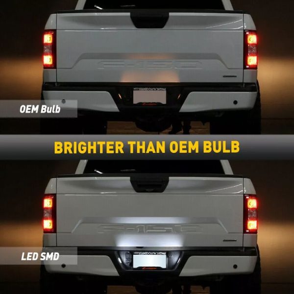 2pcs For 2015 Ford F-150 Raptor LED License Plate Light - Image 6