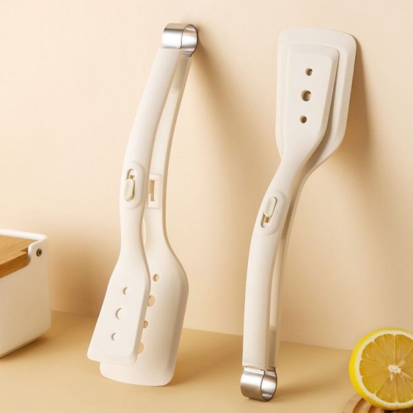 Household Spatula Clip Kitchen Anti-Scald And High Temperature Resistant Food Clamp (White) - Image 2