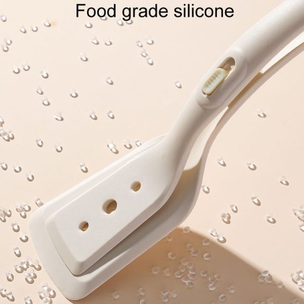 Household Spatula Clip Kitchen Anti-Scald And High Temperature Resistant Food Clamp (White) - Image 4