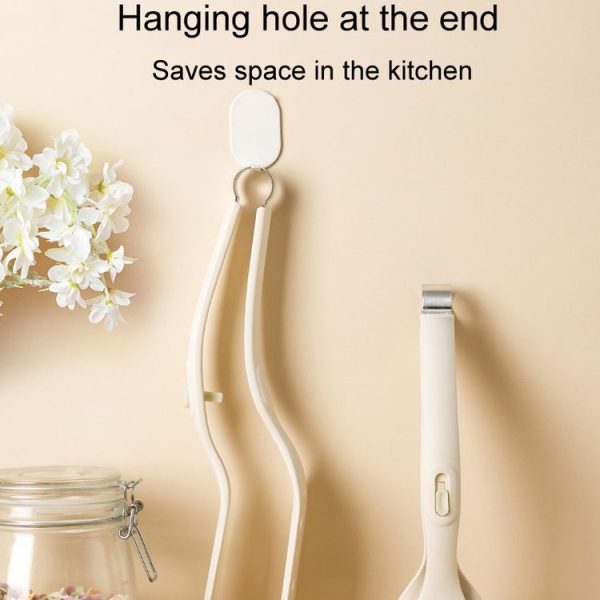 Household Spatula Clip Kitchen Anti-Scald And High Temperature Resistant Food Clamp (White) - Image 5
