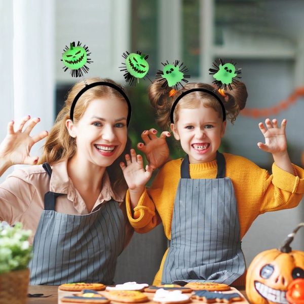 Halloween Horror Hair Accessories Luminous Headband Party Luminous Props, Color: Bat - Image 6