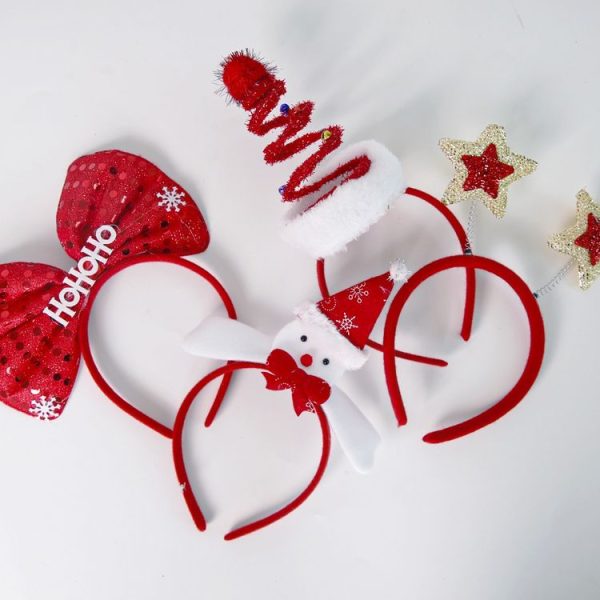 Christmas Party Decoration Headband Children Festival Hair Accessories, Color: Spiral Christmas Tree - Image 3