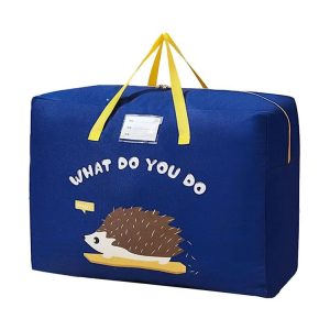 Oxford Cloth Kindergarten Quilt Storage Bag Large Capacity Clothes Blanket Sorting Bag, Size: Small (Blue)