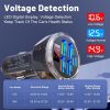 5 in 1 3-line Multi-port Car Charger With Digital Voltage Display (Boxed) - Image 5