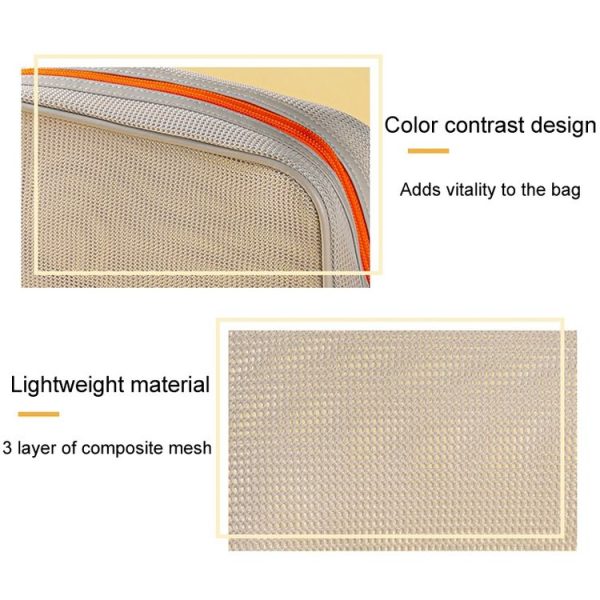 Beach Toiletry Organizing Bag Outdoor Lightweight Cosmetic Pack (Purple) - Image 4